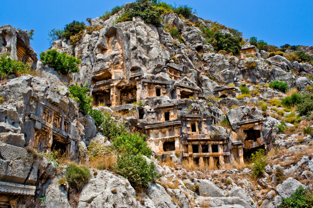 Lycian tombs in Myra